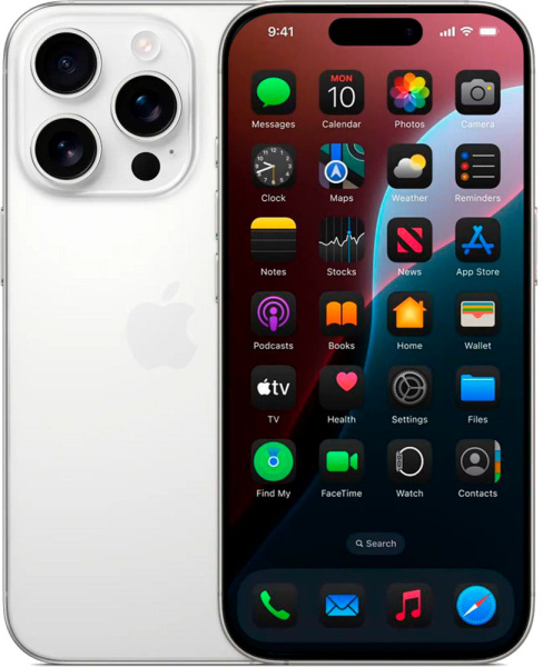 Apple iPhone 16 pro белый титан 1